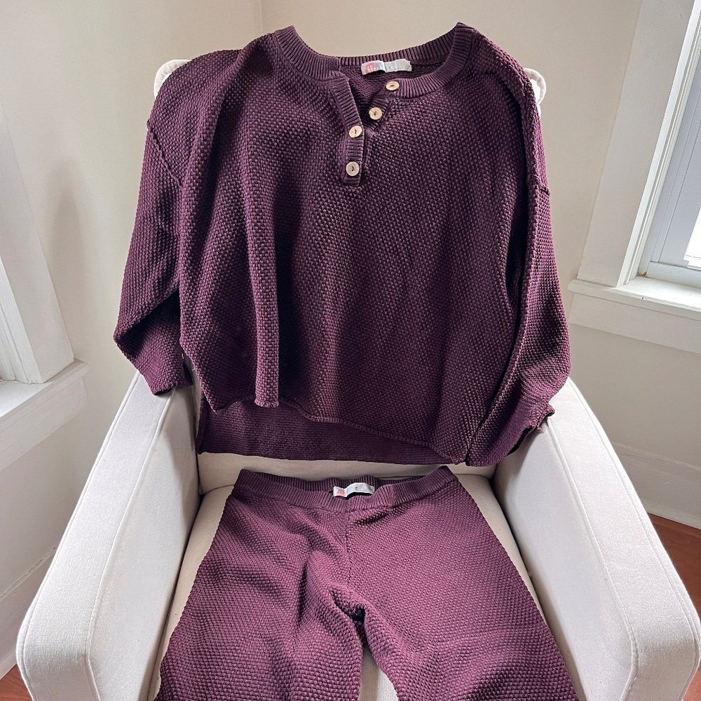 FP Free People Beach Sweater Set Medium